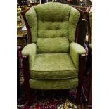 PAIR OF WING ARM CHAIRS