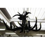 5 BRANCH ANTLERS STYLE CENTRE LIGHT