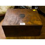 WALNUT SEWING BOX