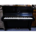 OVER STRUNG EBONY PIANO - GODFREY LONDON