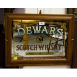 DEWARS SCOTCH WHISKEY MIRROR 15 X 20