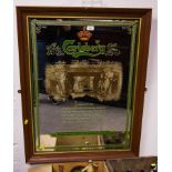 CARLSBERG ADVERTISING MIRROR 28 X 36