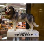 HENNESSEY COGNAC DOG FIGURE