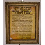 FRAMED PROCLAMATION PRINT