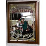 DEWARS SCOTCH WHISKEY MIRROR