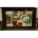 COLLECTION OF WATERFORD MEMORABILIA IN FRAME