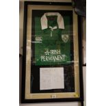 FRAMED IRISH RUGBY JERSEY