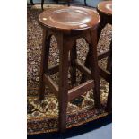 6 ROUND DISH TOP HIGH STOOLS