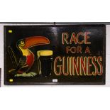RACE FOR A GUINNESS TIMBER SIGN