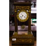 19TH CENTURY INLAID CLOCK