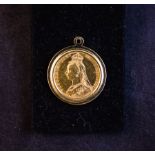 1890 GOLD SOVEREIGN