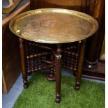 BENARES BRASS TABLE