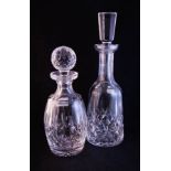 2 WATEFORD LISMORE DECANTERS