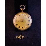 18K GOLD GENTS 1/4 REPEATER POCKET WATCH..