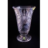 WATERFORD 10" FOOTED VASE