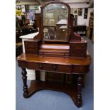 VICTORIAN MAHOGANY DUCHESS DRESSING TABLE AF