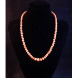 ANTIQUE CORAL NECKLACE