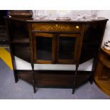 INLAID ROSEWOOD SIDE CABINET