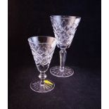 4 + 4 WATERFORD ADARE STEMMED GLASSES