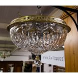 WATERFORD CRYSTAL 14" MASTERCUTTERS CENTRE LIGHT