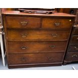 PITCH PINE 2 OVER 3 ANTIQUE CHEST