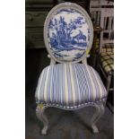 OVAL BACK PAINTED CHAIR