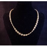 10K YELLOW GOLD LINK NECKLACE 17G