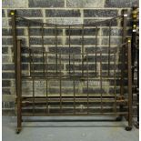 4'6" BRASS RAIL BED ENDS