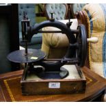 ANTIQUE HAND SEWING MACHINE