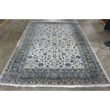 Persian Kashan carpet, 8'10" x 12'