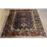 Antique Afshar carpet, 5'3" x 6'6"