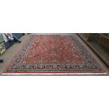 Indo Kashan carpet, 15'5" x 12'