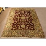 Pakistani Oushak carpet, 10' x 8'2"