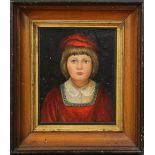 Portrait of a 16th Century Young Man, oil on board, signed "Buckley" lower right, 20th century,