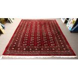 Pakistani Bokhara carpet, 11'2" x 8'4"