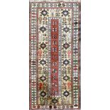 Caucasian rug, 5'4 x 2'11"