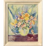 Sarah Kolb Danner (American, 1894-1969), Floral Still Life, watercolor, signed lower left,