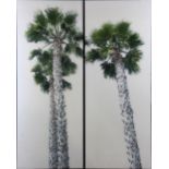 (lot of 2) Bobbi Bennett (American, contemporary), "Palms," and "Sexy Palms," 2016, chromogenic