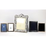 (lot of 8) Continental and American sterling silver designer picture frame group, in various