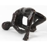 Paul Theodore Granland (American, 1925-2003), Reclining Nude, bronze sculpture, signed, edition 6/