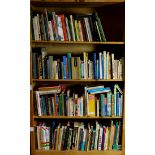 (lot of approx. 220) four shelves of French, Italian, Spanish books: of various categories,