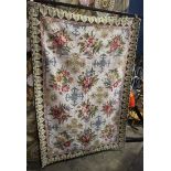 Aubusson style tapestry, 4' x 5'10"