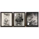 (lot of 10) Assorted photographs and prints of photographs including a photograph of Nixon, "Green