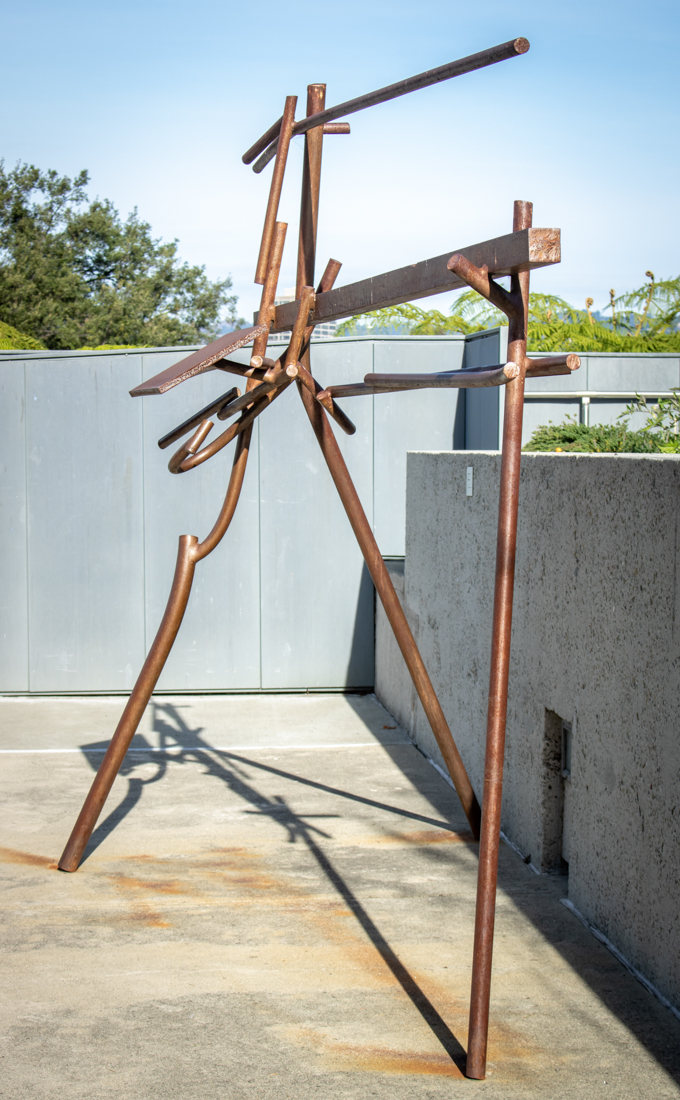 David Kimball Anderson (American, b. 1946), "Tilden Lights," 1974, welded steel sculpture, - Image 2 of 6