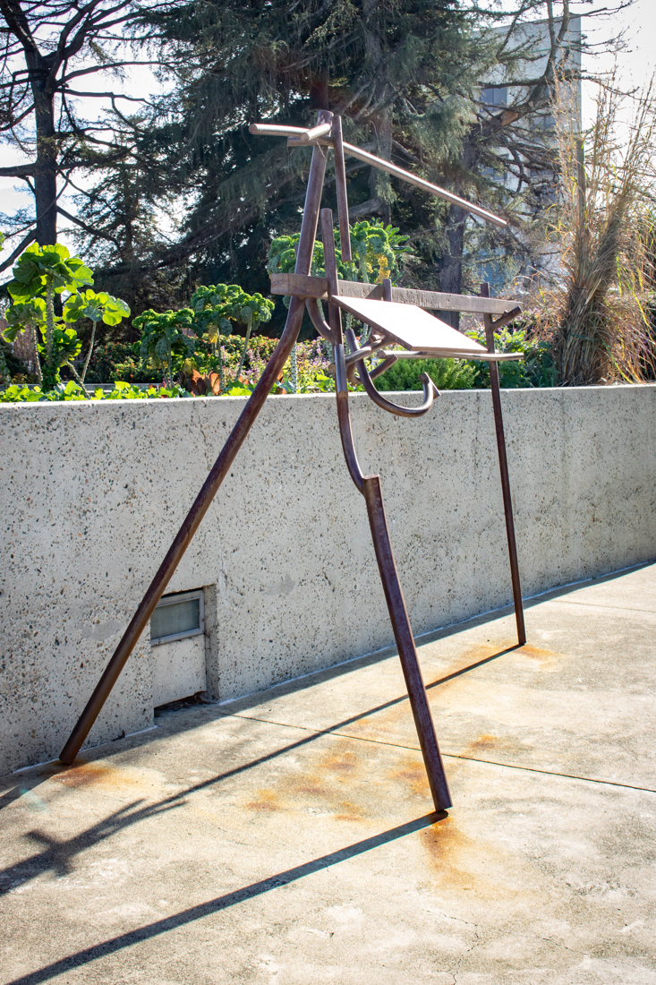 David Kimball Anderson (American, b. 1946), "Tilden Lights," 1974, welded steel sculpture, - Image 3 of 6