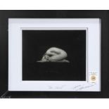 "The Shell," gelatin silver print, pencil signed indistinctly lower right on mat, titled lower