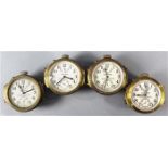 (lot of 4) Hamilton Naval Chronometers, circa 1941-1943