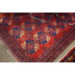 Afghan Turkoman carpet, 8'5" x 11'7"
