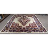 Persian Kerman carpet (losses),10' x 13'