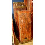 (lot of 11) Wooden Cargo Hatch covers, used above and below deck, more commonly used on ships like